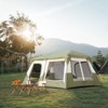 FURNIinspire Camping Tents Large Family Camping Tent With Rainfly And Carry Bag, 10 Person Sun Shelter, Multicolored, 120.07"*167.99"*78.74" - 4 of 4