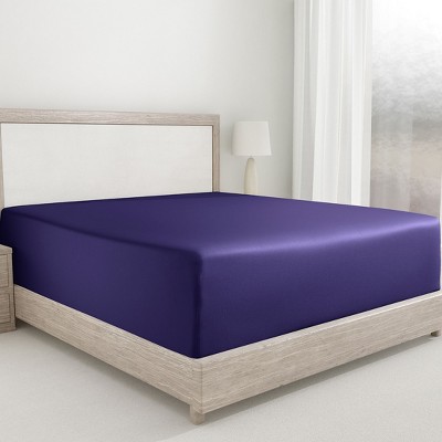 Fitted Sheet Only - 400 Thread Count 100% Cotton Sateen, Deep Pocket by California Design Den
