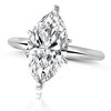 Pompeii3 3Ct White Gold Certified Lab Created Marquise Diamond Engagement Ring - Size 6.5 - 3 of 4