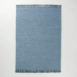 Solid Jute Area Rug Faded Blue - Hearth & Hand™ with Magnolia