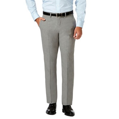 Haggar Men's J.m. Haggar 4-way Stretch Slim Fit Flat Front Dress Pant ...