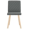 vidaXL Dining Chair Set of 2 Dark Grey - 2 of 4