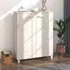 vidaXL Shoe Cabinet 4-Tier Shoe Organizer Storage with Drawer Hall Cabinet - 2 of 4