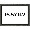 PosterPalooza | Antique Black Picture Frame - UV Acrylic, Backing Board, Hanging Hardware Included - 2 of 4