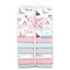 Little Treasure Hudson Baby Girls Cotton Poly Flannel Receiving Blankets 7Pk Multipack - 2 of 2