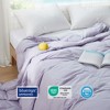 Puredown Lightweight & All-Season Organic Cotton Down Fiber Comforter, Duvet Insert Perfect for Year-Round Use - 2 of 4