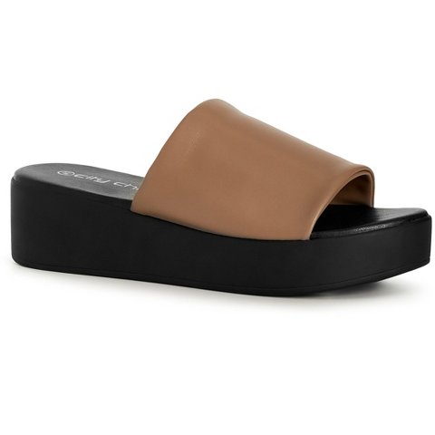 Обувь City Chic | Women's Plus Size WIDE FIT Luna Flatform - beige - 11W