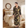 ADR Men's Robe, Plush Fleece Hooded Bathrobe Man, Long Warm Cozy Bath Robe Man - 3 of 4