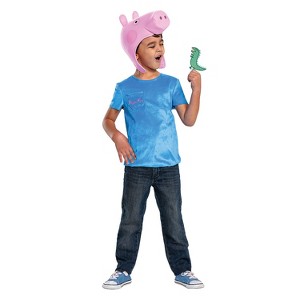 Disguise Toddler Boys' George Pig Classic Costume - Size 3T-4T - Blue - 1 of 3