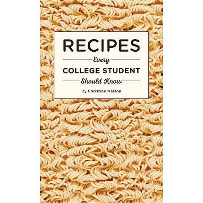  Recipes Every College Student Should Know - (Stuff You Should Know) by  Christine Nelson (Hardcover) 