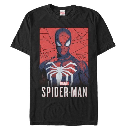 Men's Marvel Gamerverse Spider-man Shattered T-shirt - Black - X Large ...