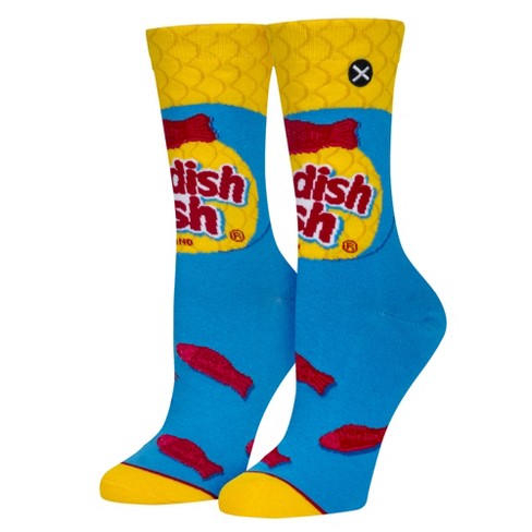 Odd Sox, Swedish Fish, Funny Novelty Socks, Medium