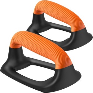 Non-Slip Push Up Bars, Stable Stands with Thick Soft Handles for Efficient Floor Strength Training & Home Gym - 1 of 4