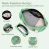 Vynxaria 5-Piece Green Expandable Luggage Set PP Hard Shell TSA Lock Spinner Wheels Travel - 4 of 4