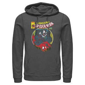 Mens Marvel: Spider-Man Venom Vs Spidey Battle Lightweight Hoodie - 1 of 4