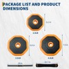4-in-1 Adjustable Dumbbell Set, Weight Set Used as Dumbbell, Barbell, Kettlebells & Push up Stand,Orange - 2 of 4