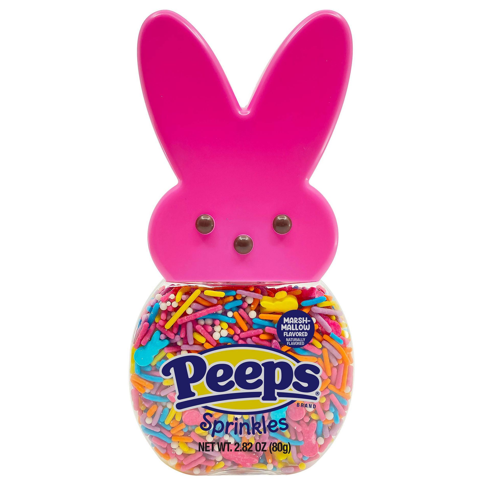 Candifetti Peeps Pink Bunny Shaped Sprinkles - 2.82oz