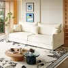 GDFStudio Wistar Contemporary Velvet Upholstered 3-in-1 Convertible Sofa Bed with Gold Metal Trim - 2 of 4