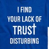 Men's - Instant Message - Lack Of Trust Disturbing Short Sleeve Graphic T-Shirt - 2 of 4