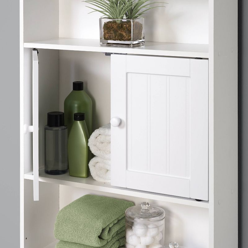 Two Door Cabinet Space Saver White - Zenna Home, 5 of 7