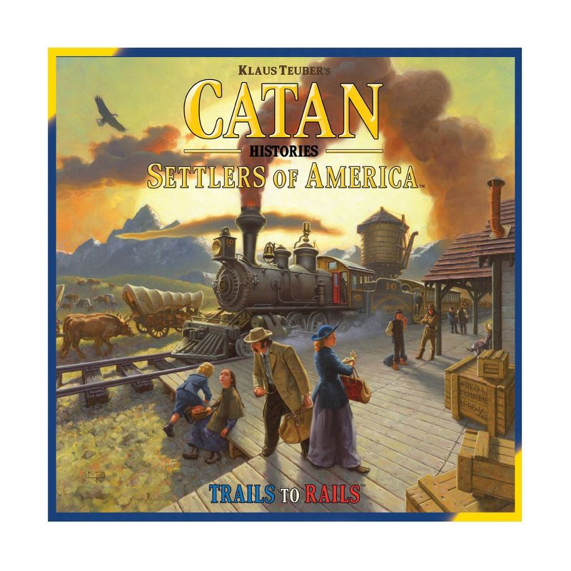 Mayfair Games Catan Histories Settlers of America Trails to Rails Board Game, 2 of 6