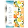 Blue Sky Yao Cheng Weekly/Monthly Wirebound Planner 5x8 Printed Oranges Undated - 3 of 4