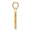 Black Bow Jewelry 14k Yellow Gold Plated Sterling Silver Indiana Hoosiers NCAA Pendant - 2 of 4