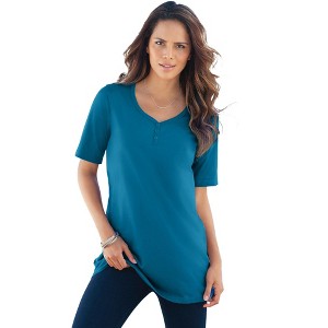 Roaman's Ultimate Short Sleeve Sweetheart Tee - 1 of 3