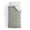 Deny Designs Little Arrow Design Co Egrets on Light Sage Comforter and Sham Set - 2 of 4