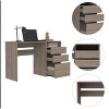 Vynxaria Drawer Writing Computer Desk Stylish Writing Desk Spacious Desktop for Home and Office - 3 of 4