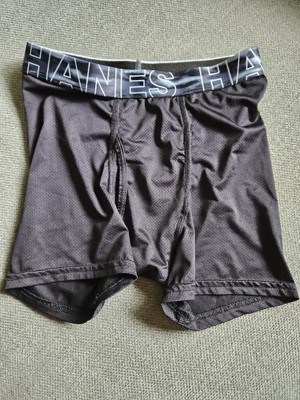 Hanes Boys' 5pk X-temp Boxer Briefs - Black S : Target