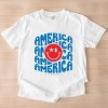 Simply Sage Market S.W.Smiley America Stacked Garment Dyed Tee - 3 of 4