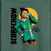 Women's - Wizard of Oz - Scarecrow Lightweight French Terry Wide Neck Long Sleeve Shirt - 2 of 4