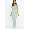 Slickblue Women's Solid Maxi Dress, Sleeveless Stretch Jersey Fabric, Casual Fit, Multi Colors Options, Size S-L - 2 of 4