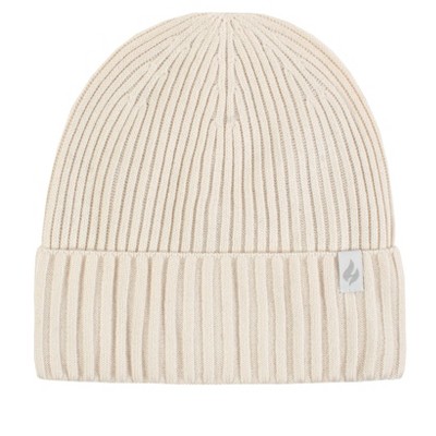 Women's LITE Olivia Rib Knit Roll Up Hat | Size One Size - Buttercream