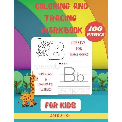 Coloring and Tracing WorkBook for Kids - by  Esel Press (Paperback)