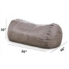 OUTSUPPLY Modern Bean Bag Chair, Removable & Washable Cover, High-Density Foam Filled, Stylish Home Decor - 2 of 4