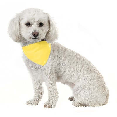 Qraftsy 3 Pack Solid Cotton Pet Bandana Triangle Bibs  - Small & Medium Pets