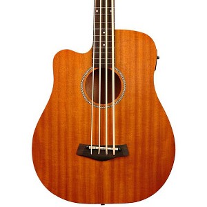 Gold Tone 25" Scale Left-Handed Fretless Acoustic-Electric MicroBass Natural - 1 of 2