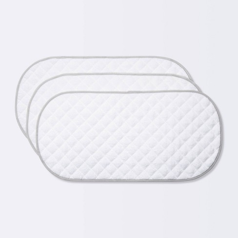 Changing Pad Liner White With Gray Edge Cloud Island 3pk Target