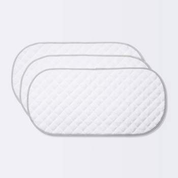 Changing Pad Liner White with Gray Edge - Cloud Island™ 3pk
