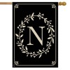 Briarwood Lane Classic Monogram Letter N House Flag Double-Sided 28" x 40" - 2 of 4