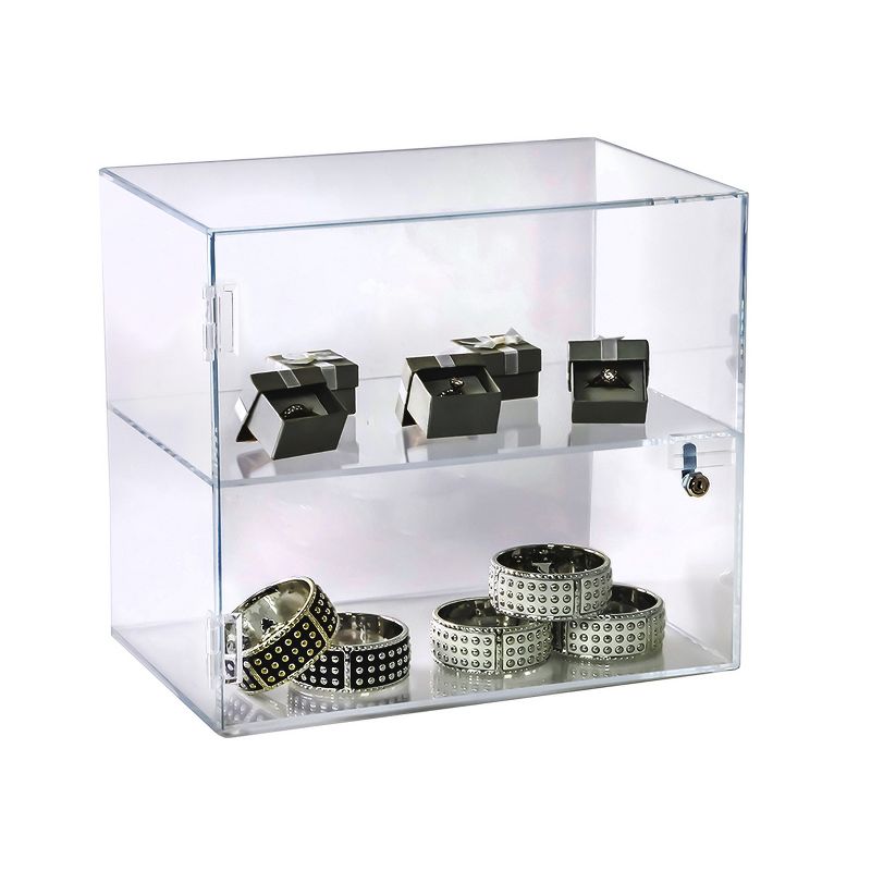 Azar Displays Acrylic Lockbox Countertop Display Case 14" wide, 5 of 8