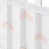 Sweet Jojo Designs Girl BreathableBaby Breathable Mesh Crib Liner Boho Fringe Blush Pink and White - 4 of 4