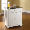 Alexandria Black Granite Top Portable Kitchen Island/Cart - Crosley - 2 of 4
