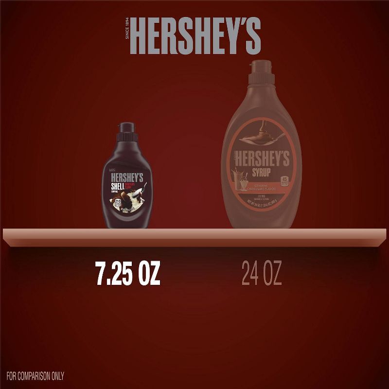 Hershey's Chocolate Shell Topping - 7.25oz, 3 of 4