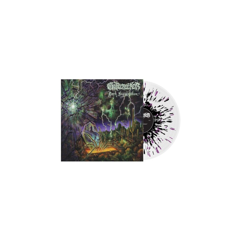 Gatecreeper - Dark Superstition - Clear Black Purple (Colored Vinyl Splatter Black Purple)