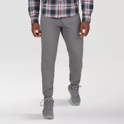 Wrangler Men's Slim Fit Taper Jogger Pants  - Gray 40x30