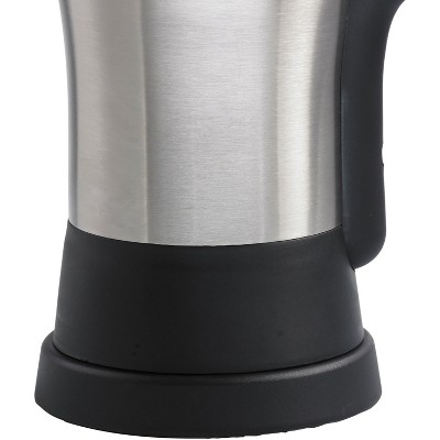 Brentwood 4-Cup Stainless Steel and Black Turkish Coffee Maker