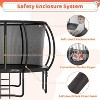 Zevemomo 12FT Trampoline with Safety Net & Ladder, ASTM Approved. Outdoor Pumpkin Trampoline for Kids & Adults with Coating Metal Frame£¬black - 4 of 4